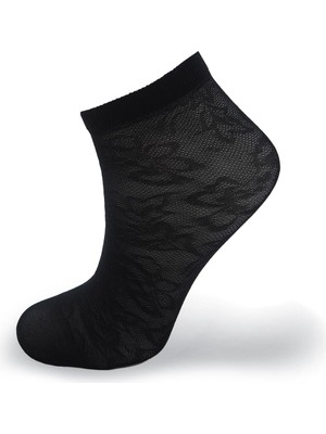 Black Arden Socks Tek Çift Desenli Parizyen Bayan Çorap