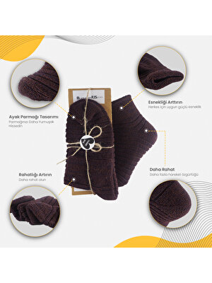 Black Arden Socks Kadın Hediyelik Tek Çift Kışlık Havlu Yumuş Çorap