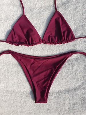 Meot Mürdüm Brazilian Üçgen Bikini