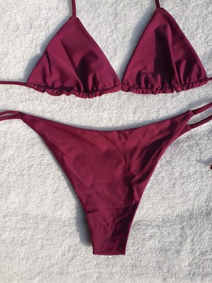 Meot Mürdüm Brazilian Üçgen Bikini