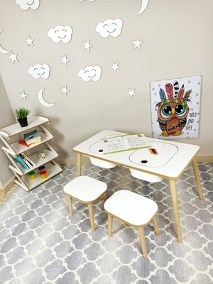 Miracle 3D Çocuk Oyun Etkinlik Çalışma Masası Aktivite Masası