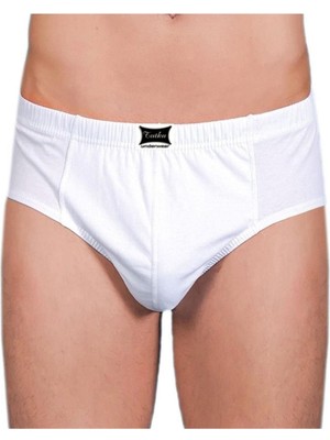 Tutku Tutku erkek Slip Külot Beyaz 12 Li Paket