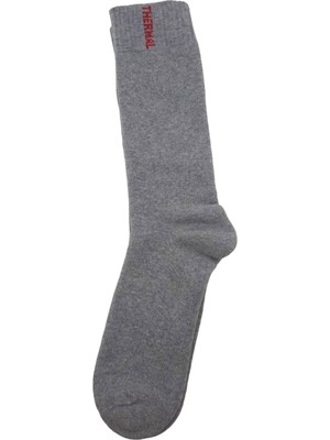 Black Arden Socks Erkek Renkli Termal Kışlık Desensiz Tek Çift 40-44 Numara Uzun Çorap BT-0718