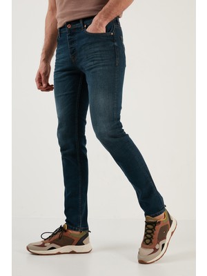 Buratti Pamuklu Normal Bel Slim Fit Dar Paça Jeans Erkek Kot Pantolon 1118F11NAPOLI