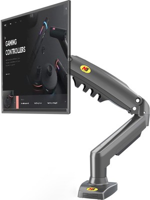 North Bayou NB F80 17"-30" Amortisörlü 2-9 kg Monitör Standı Yeni Tasarım 2023 Black Edition