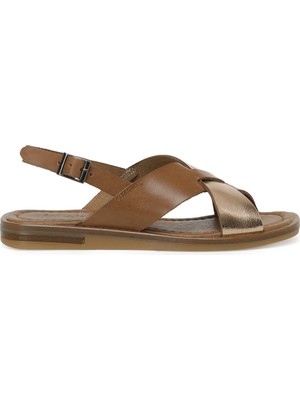 Incı Chısel 3fx Taba Kadın Düz Sandalet