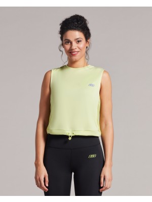 Skechers W Performance Coll. Mesh Detailed Tank T-Shirt Kadın Haki Tshirt S231400-299