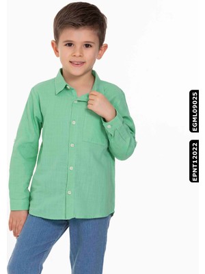 Nk Kids Erkek Panama Pantolon 4-8 Yaş 64715 EPNT12022 Mavi