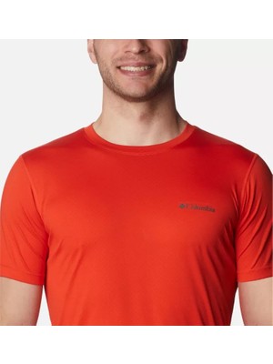 Columbia Men's Zero Rules™ Short Sleeve Shirt Active Fit Erkek Bisiklet Yaka Tişört AM6084-840