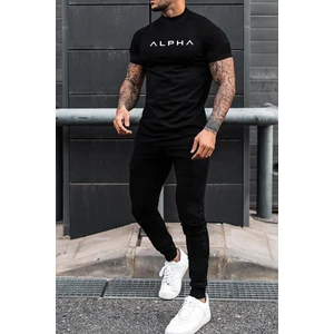 Unisex Alpha  Baskılı 2'li Eşofman Takımı