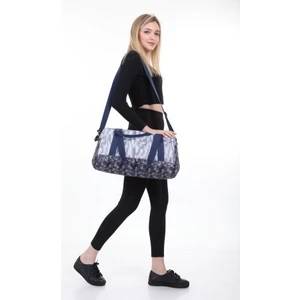 Icone Bag Kadın & Erkek Spor Çantası, Unisex Çift Desenli Spor Fitness Gym Çanta, Ayarlanabilir Omuz Askılı