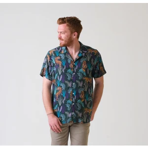 Sör Bülend Yazlık Gömlek Hawaii Desenli