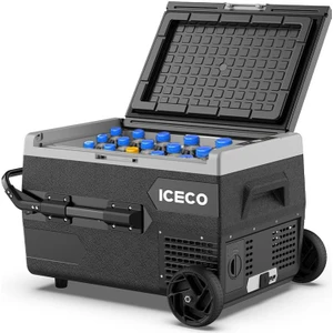 K65S 12/24VOLT 65 Litre Akülü/kablolu/ Kompresörlü Tekerlekli Outdoor Oto Buzdolabı/dondurucu (Akü Dahil Değildir)