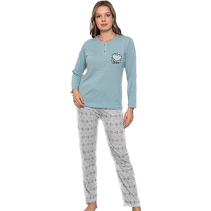 Blues Moda Işılay Özel Üretim Pijama Takımı