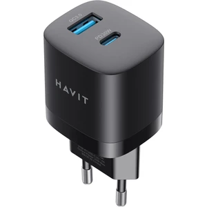 UC30 33W Gan Teknoloji Hızlı Şarj Adaptörü - Type-C ve USB Qc3.0