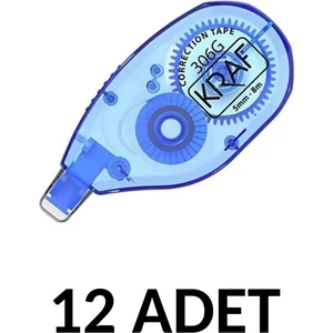 12 Adet Şerit Daksil  5mmx 8m Şerit Düzeltici