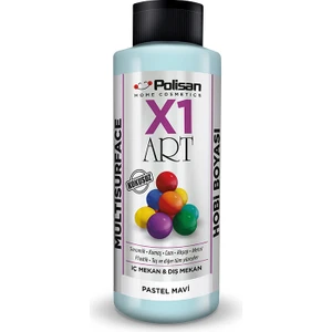 X1 Art Multisurface Hobi Boyası Pastel Mavi 120 ml