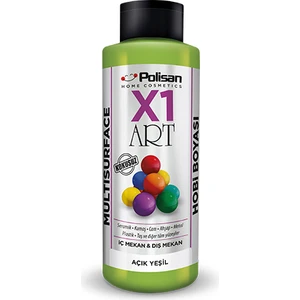 X1 Art Multisurface Hobi Boyası Açık Yeşil 120 ml