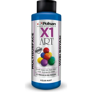 X1 Art Multisurface Hobi Boyası Azur Mavisi 120 ml