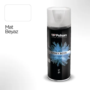 Plastik Yüzey Mat Beyaz Sprey Boya 400 ml