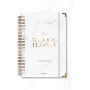 Le Color Düğün Planlayıcısı Altın Köşeli Ajanda Luxury Wedding Planner