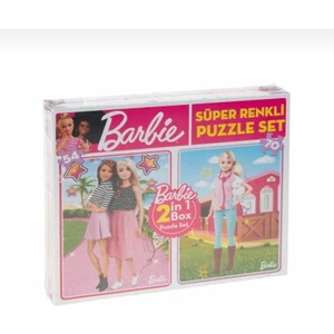 Barbie Süper Renkli Puzzle Set 2li