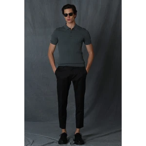 Alvı Smart Erkek Chino Pantolon Slim Fit Siyah