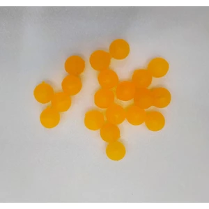 Fosforlu Yumuşak Silikon Boncuk 8 mm 20'li Paket Turuncu