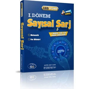 Kitap Yayınları 8.sınıf Sayısal Şarj 1.dönem Kamp Kitabı