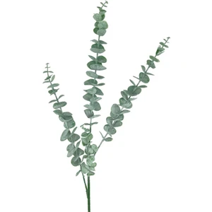 Yapay Çiçek Pastel Yeşil Okaliptus 3dallı Uzun Dal 76CM Eucalyptus