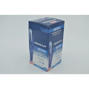 Büro Tükenmez Kalem 1.0 mm  Mavi 50'li