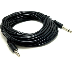 3.5mm Stereo - 6.3mm Mono Kablo 5metre