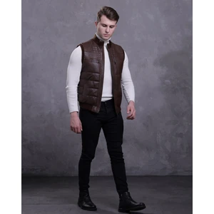 Erkek  Deri Yelek