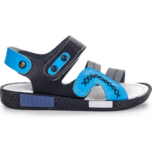 Kiko Kids Kiko Şb 2498-07  Erkek Çocuk Sandalet Terlik Lacivert - Mavi