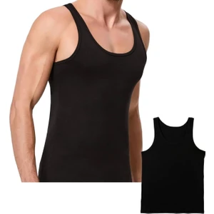 Maruf Shop 2 Adet Erkek % 100 Pamuk Askılı Klasik Atlet