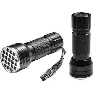 PM-6351 Uv Işınlı 21 Ledli 10 cm Metal Kasa Pilli El Feneri