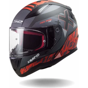 Ls2 Rapid Xtreet Mat Siyah-Kırmızı Kask Xl
