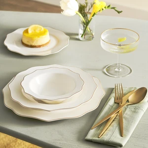 Kate 24 Parça 6 Kişilik Porselen Yemek Takımı