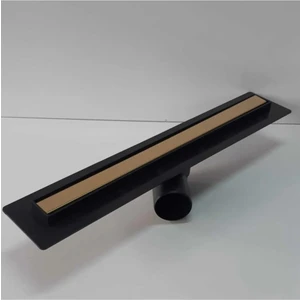 Mesa Teknik Ince Duş Kanalı Dönerli ve Etekli 40 cm Thing Gold