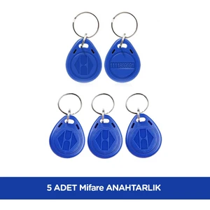 5 Adet Sarkey SR-601 Mifare Anahtarlık - Rfıd Tag - Göstergeç - 13,56 Mhz