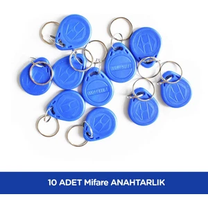 10 Adet Sarkey SR-601 Mifare Anahtarlık - Rfıd Tag - Göstergeç - 13,56 Mhz