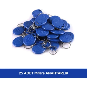 25 Adet Sarkey SR-601 Mifare Anahtarlık - Rfıd Tag - Göstergeç - 13,56 Mhz