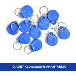 10 Adet Sarkey SR-602 Temic T5557 Yazılabilir - Kodlanabilir Anahtarlık - Rfıd Tag - Göstergeç