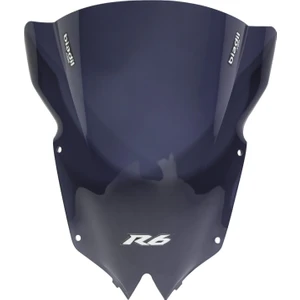 2008-2016 Yamaha Yzf R6 Uyumlu Double Ön Cam Koyu Füme
