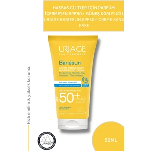 Bariesun Spf 50+ Creme Sans Parf  50 Ml Parfüm İçermeyen Hassas Ciltler için Güneş Koruyucu Krem