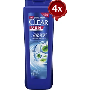 Men Cool Sport Menthol Şampuan 600 ml x 4 Adet
