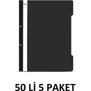Telli Dosya 5 Paket 50'li Siyah