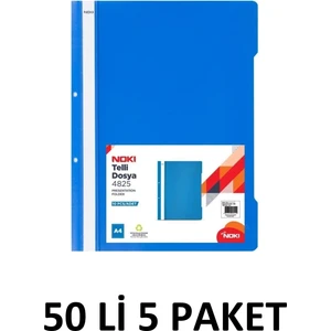Dosya Telli 5 Paket 50'li Mavi