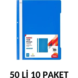 Telli Dosya 10 Paket 50'li Mavi