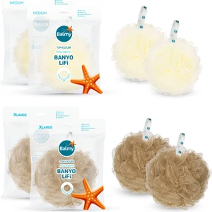 Balmy Banyo Lif Seti Sarı 4 Adet - 2 Adet Medium 2 Adet xl
